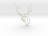Small Stag Head 75mm Facing Left 1:12 Scale 3d printed 