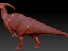 1/40 Parasaurolophus - Standing Hoot 3d printed Zbrush render