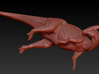 1/72 Parasaurolophus - Dust Bath 3d printed zbrush render