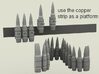 1/16 SPM-16-007 cal.30 (7.62mm) cartridges linked 3d printed 