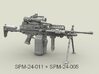 1/24 SPM-24-011 m249 MK48mod0 7,62mm machine gun 3d printed 