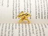 Running Rabbit Ring - Anticipation, Size7 3d printed Vulcan Jewelry, Desmond Chan, Running Rabbit Ring, anticipation, motion, contemporary art