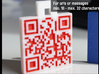 QR-Code tag (18-32 chars) 3d printed 