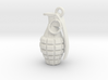 Grenade pendant 3d printed 