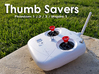 Thumb Savers - Phantom 1 / 2 / 3 / Inspire 1 3d printed Thumb Savers