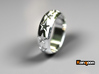 Eugen - Ring 3d printed Polished Silver Preview